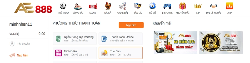 Nạp Tiền AE888 Là Gì Và Hoạt Động Như Thế Nào